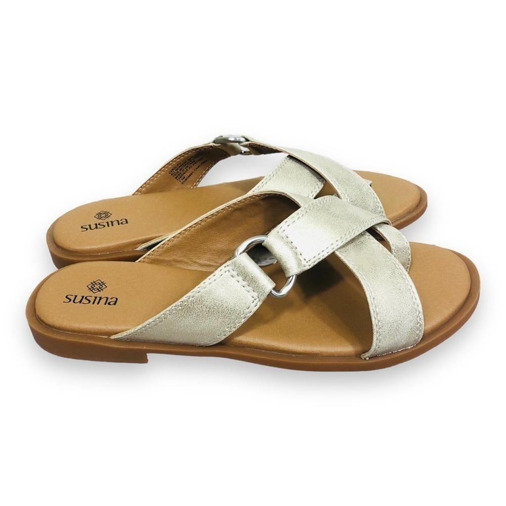 SUSINA Metallic Sandals - Picture 5 of 9